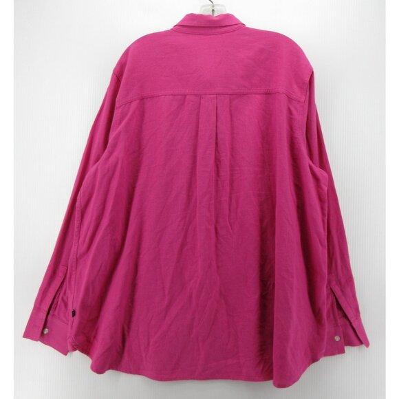 Gap Top XXL Linen Blend Tunic Shirt Button Down Pocket Preppy Woven - Picture 7 of 11